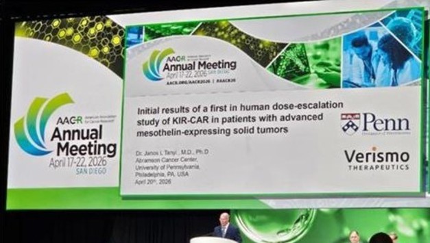 베리스모 고형암 CAR-T 치료제, 초기 유효성 신호 확인
