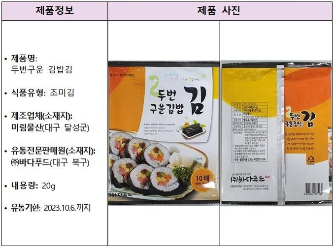 식약처 제공