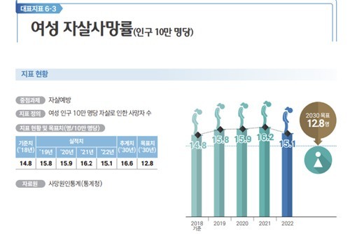<strong>제5차 국민건강증진종합계획(2021~2030) 2024년 대표지표 분석보고서 일부</strong>