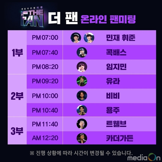 더 팬,  ‘더 팬’ 예비스타, 온라인 팬미팅 개최…팬들과 실시간 소통